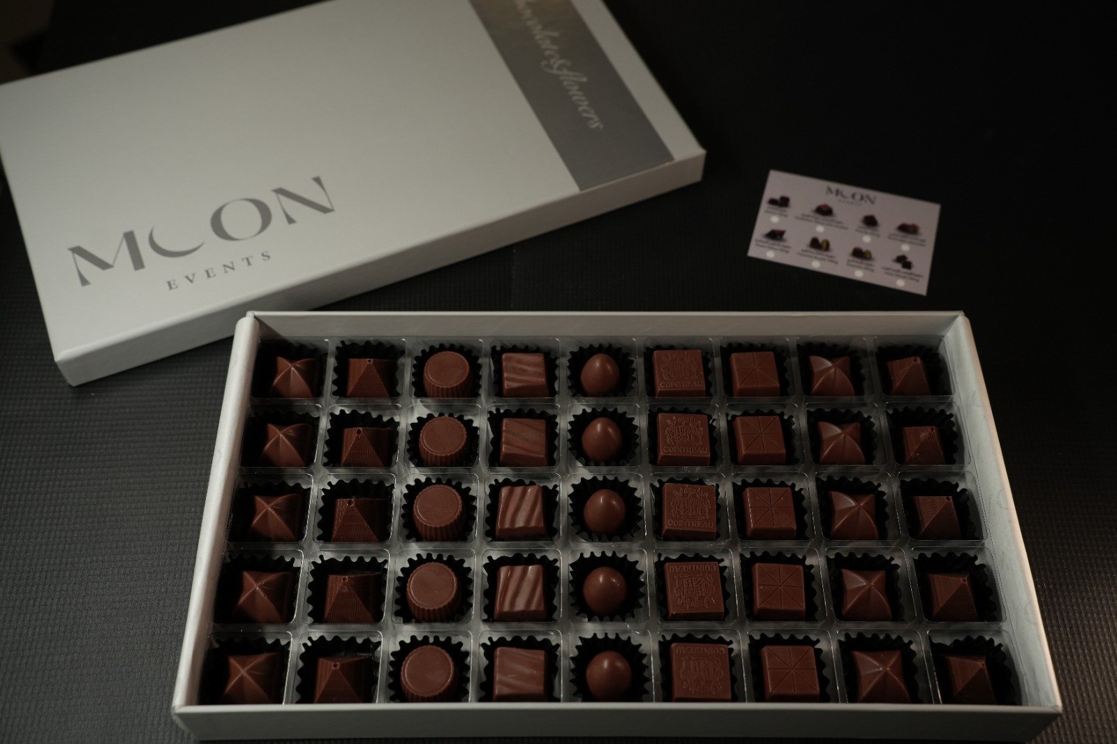 بوكس مستطيل رصاصي وسط 45 قطعة Medium gray rectangular box, 45 pieces